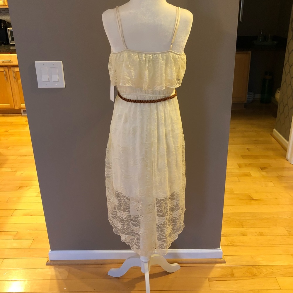 NWT Belted Lace Dress - Picture 2 of 5